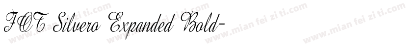 FOT Silvero Expanded Bold字体转换